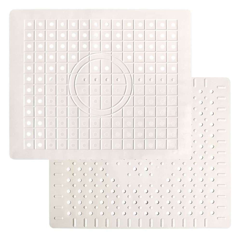 1-4 Pcs Kitchen Rubber Sink Mat Drain Pad Counter Protector Non-Slip Mesh new