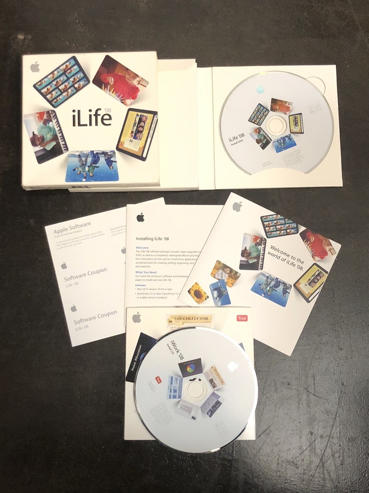 OPEN BOX APPLE iLife 2008 FOR MAC MB016Z/A PROGRAM CD