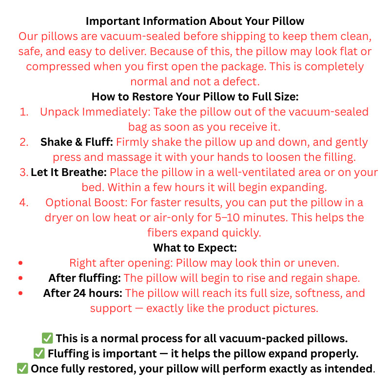 EverLoft™ Bed Pillows 2 Pack – Hypoallergenic, Ultra-Soft Fluffy Support,