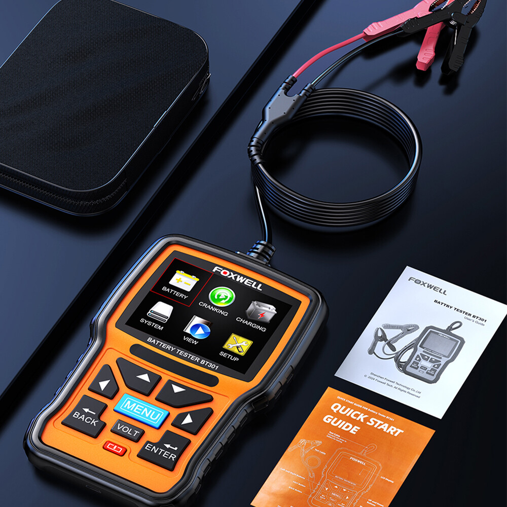 6V 12V Car Battery Load Tester Starter Cranking Charging System Digital Analyzer