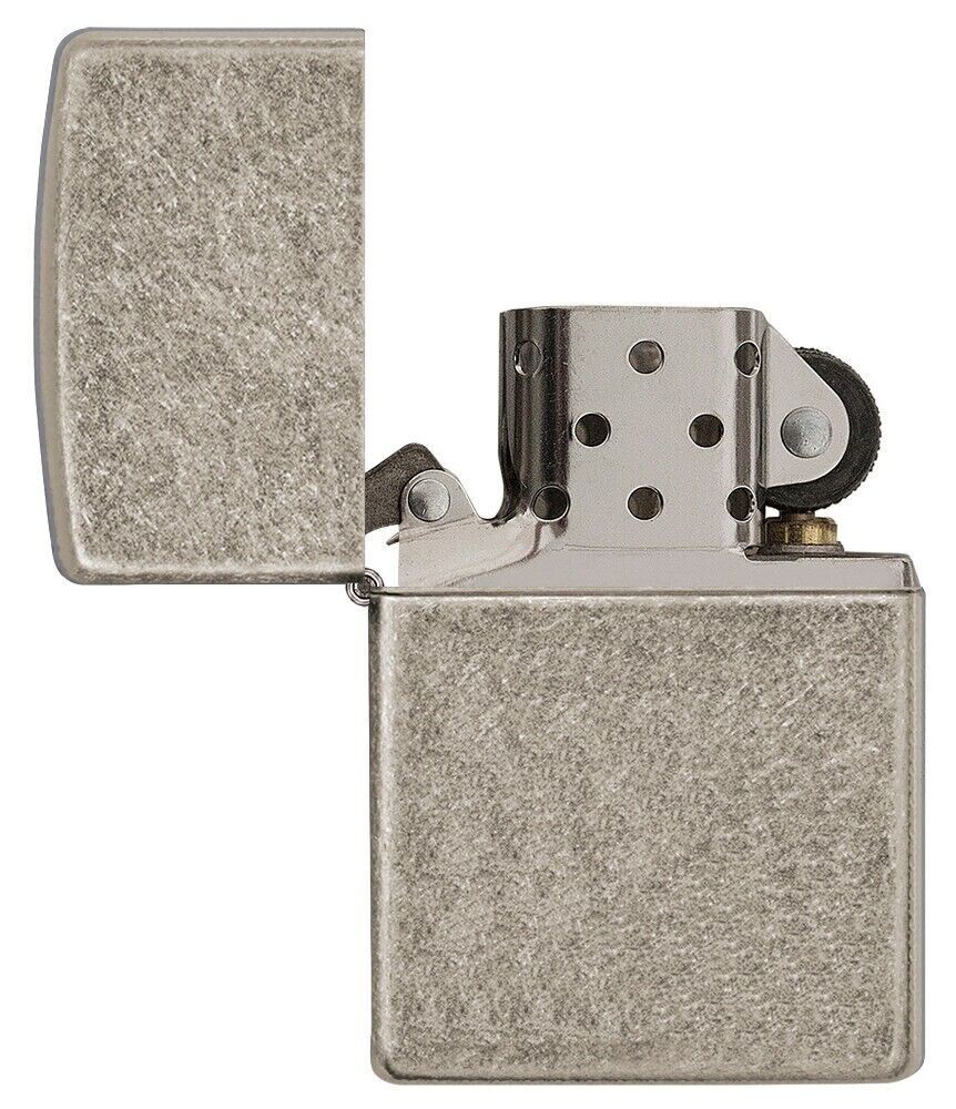 Zippo 28973 Armor Antique Silver Plate