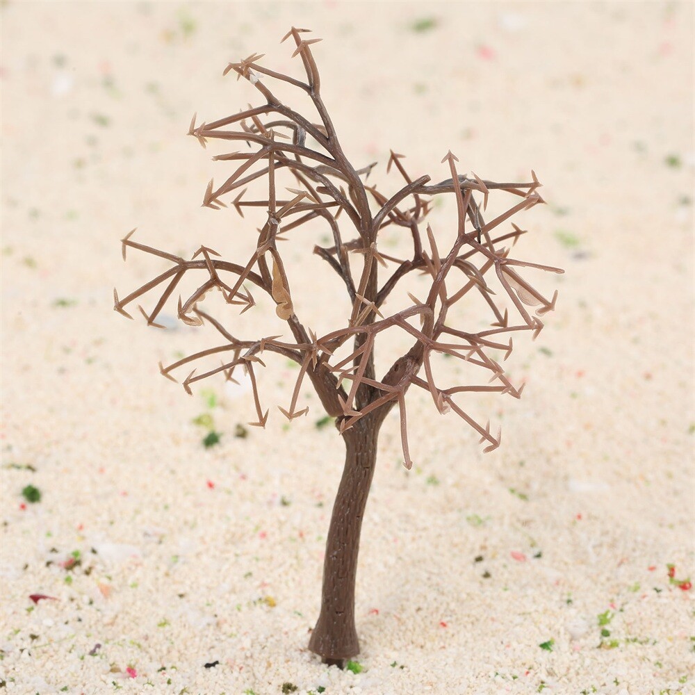 10Pcs Scenery Landscape Model Bare Trunk Tree Architectural Railroad Layout