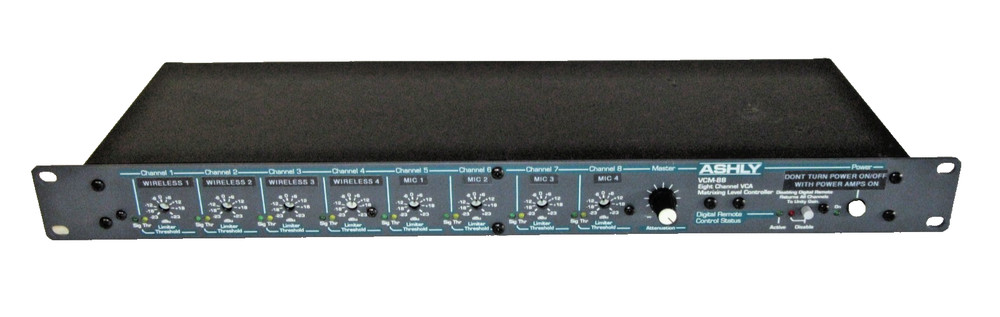 Ashly VCM-88, 8-Channel VCA Matrixing Level Controller - USED