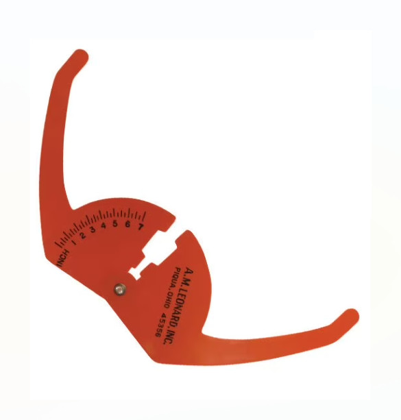 A.M. Leonard Plastic Pocket Caliper
