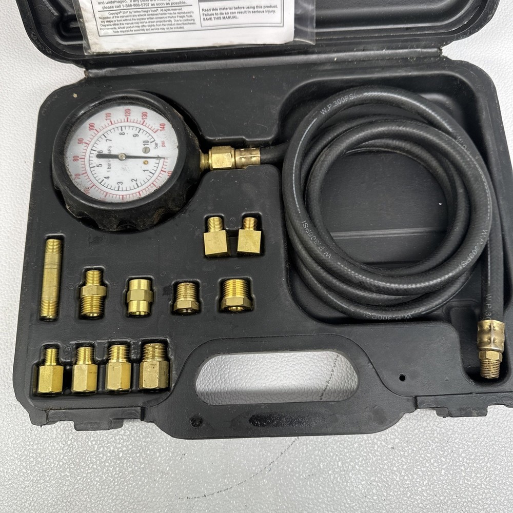 Pittsburgh Engine Oil Pressure Test Kit