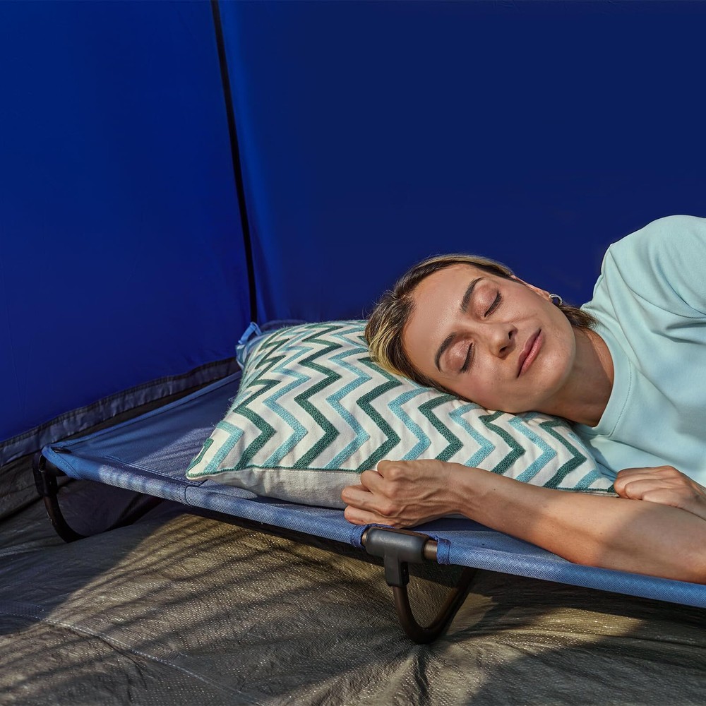Lightweight Aluminum Camping Cot 20second Quick Setup Folding Cot With Zipper Cl