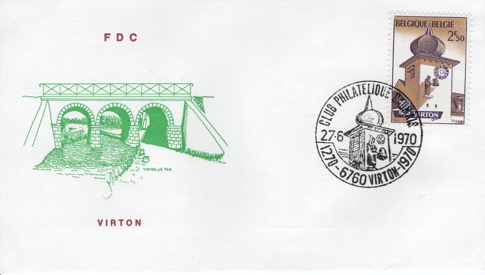 BELGIUM  1970 Anniversaries    FDC4688