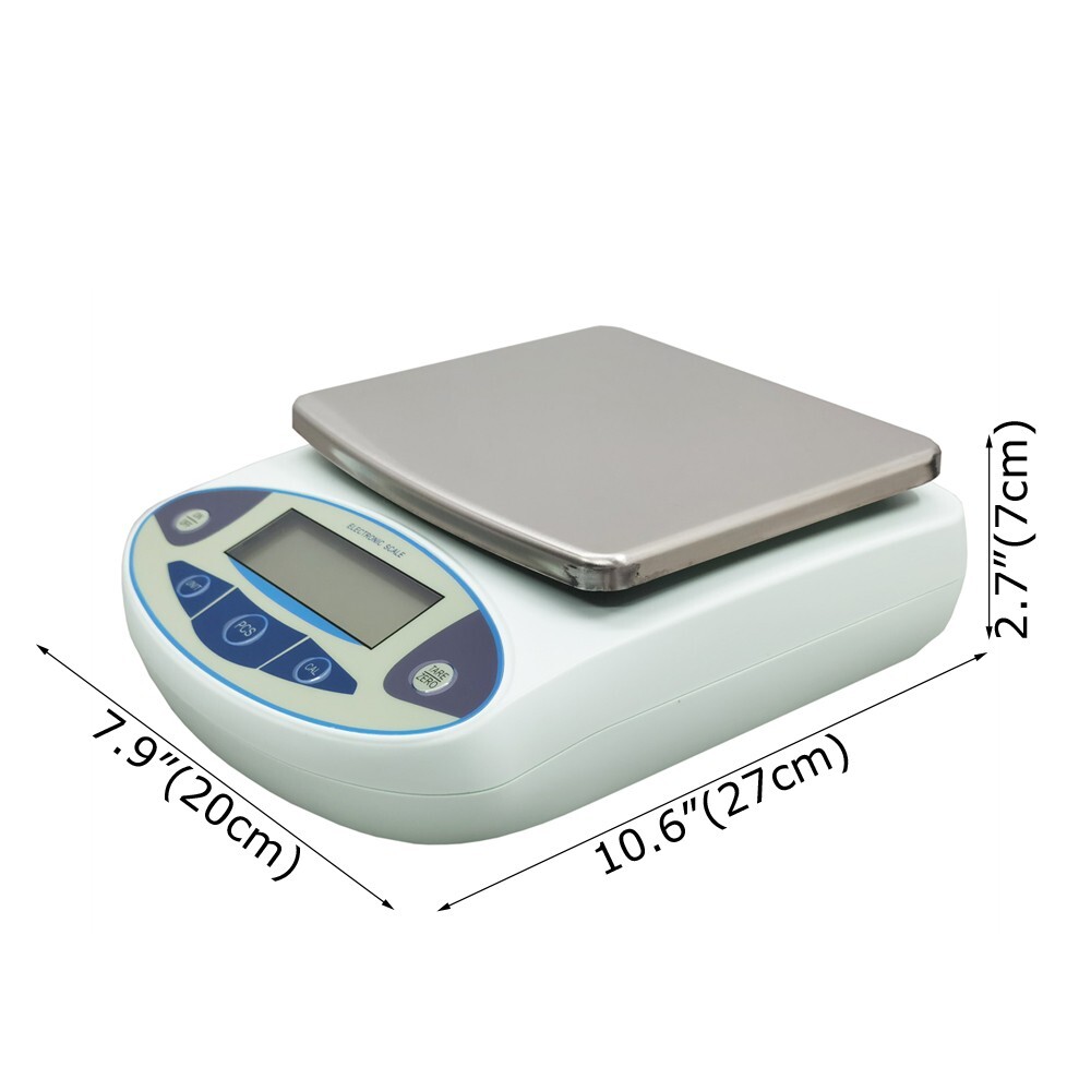 Weighing Analytical Electronic Balance Scale High Precision Lab Scale 5KG/0.01g