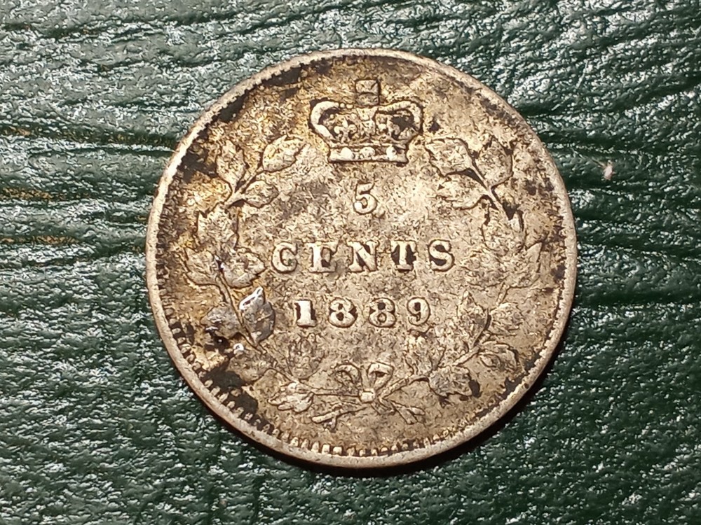 1889 Canada 5 Cents - Higher Grade