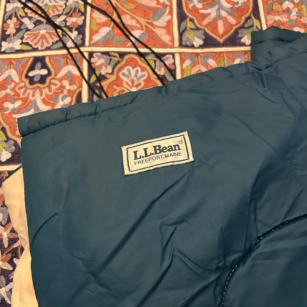 Vintage Ll Bean Large Sleeping Bag 33x76”