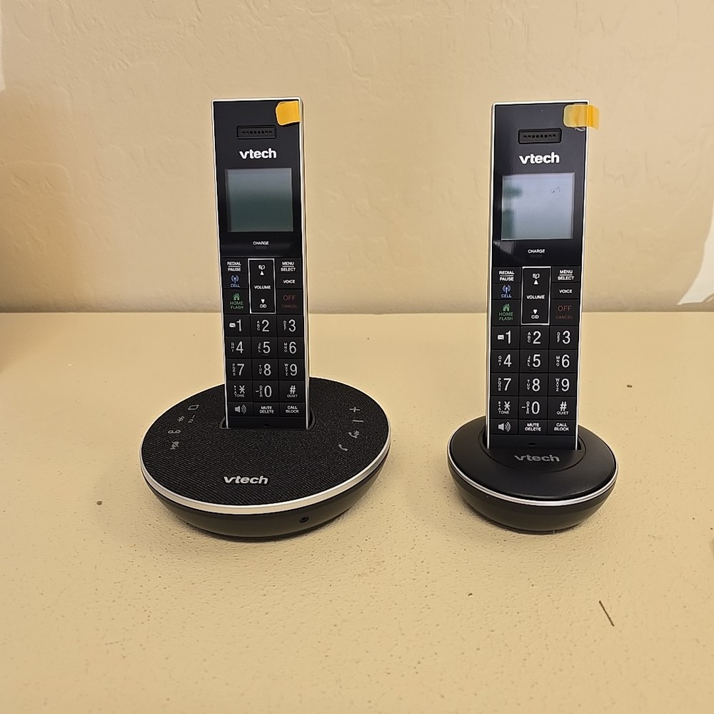 Vtech LS6381-2 Answering System w/ Bluetooth Speaker, 2 Handsets