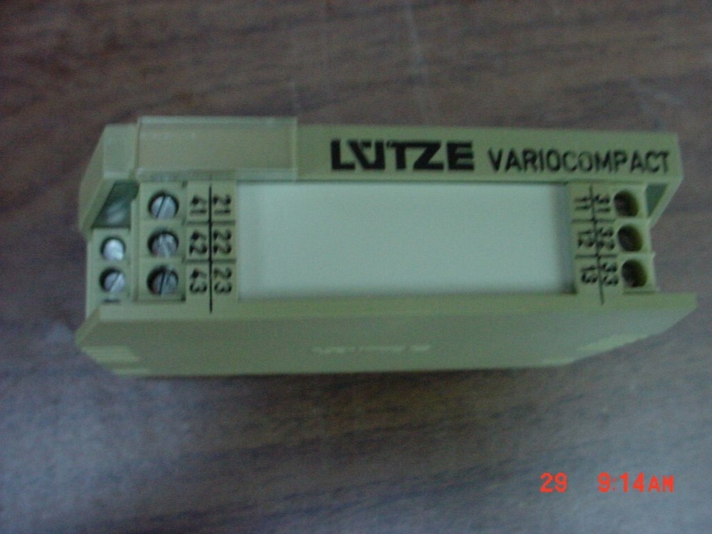 LUTZE VARIOCOMPACT RELAY MODULE ZDS-B