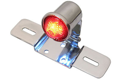 Chrome Round Tail Lamp fits Harley Davidson