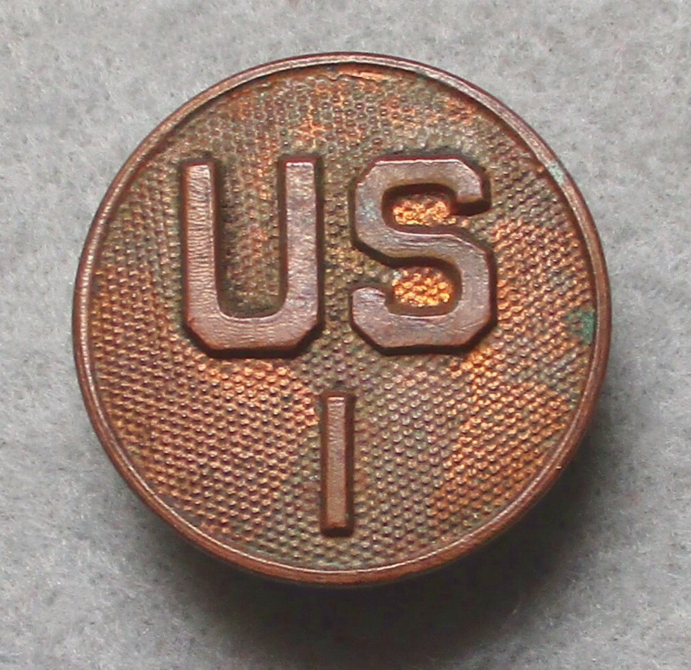 WWI US 1st Infantry Collar Disc