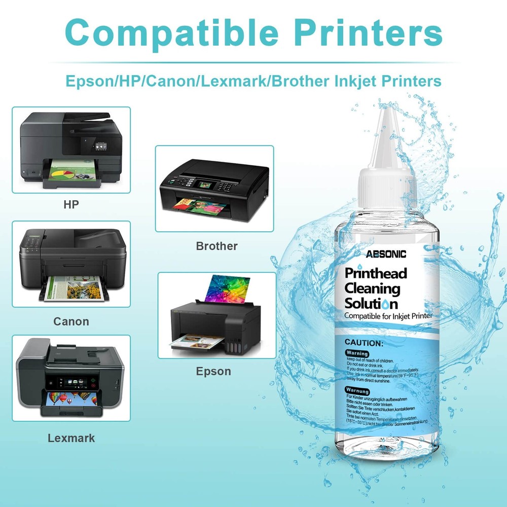 Printer printhead cleaning kit 100ml, Head Cleaning Kit 100mL