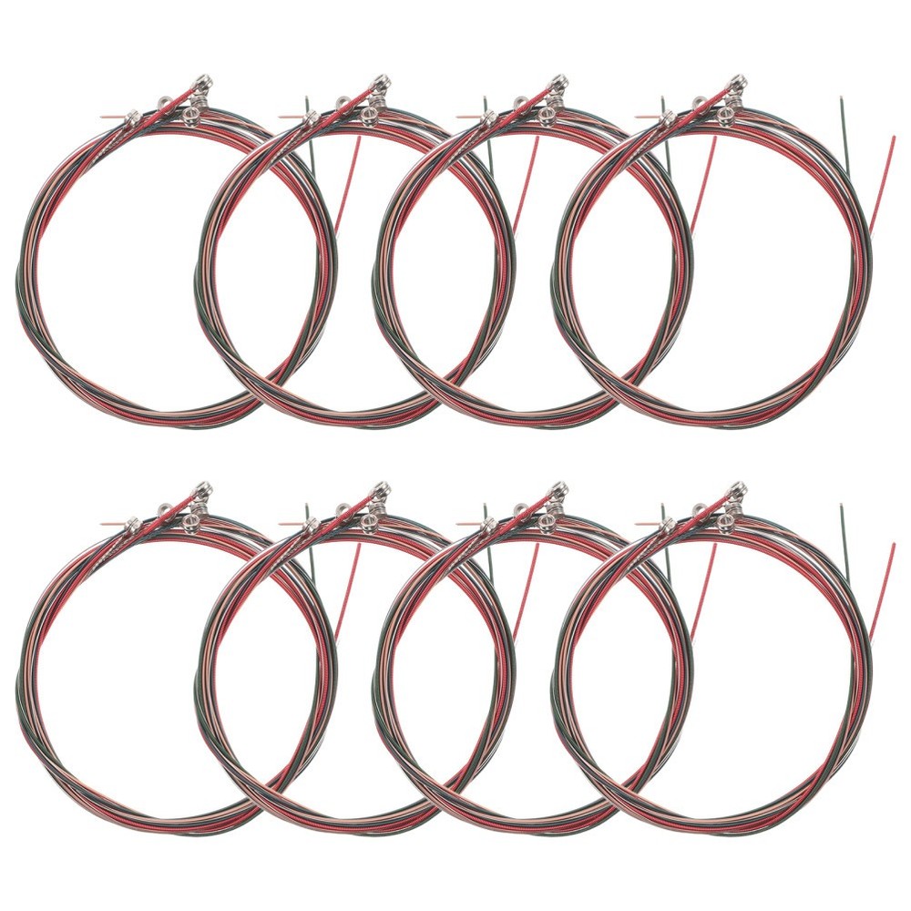8 Sets Guitar Strings Pack Steel Acoustic Strings. Maintenance Tools