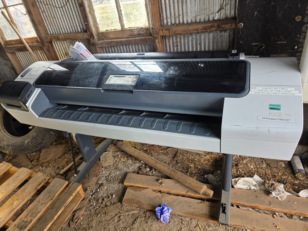 HP DesignJet T1200 PostScript 44" Large Format Plotter Printer