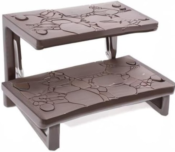 Universal 2-Step Spa Steps - Slip Resistant Design