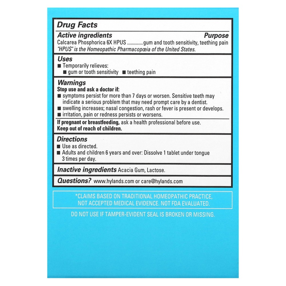 Cell Salt #2, Calc Phos 6x, 100 Quick-Dissolving Single Tablets