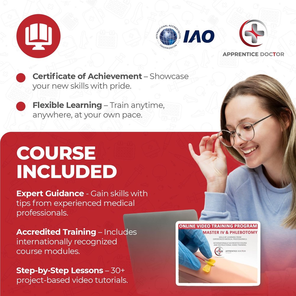 Phlebotomy Practice Kit IV Training Set