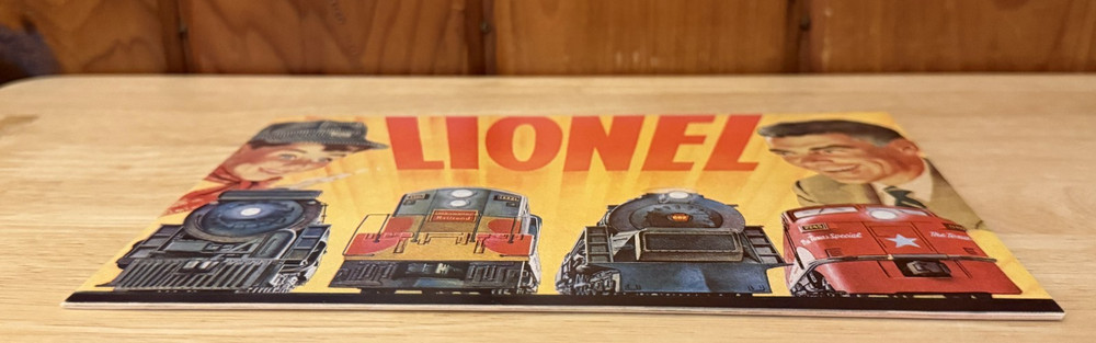 Lionel Catalog 1954 Original mini catalog with outer envelope