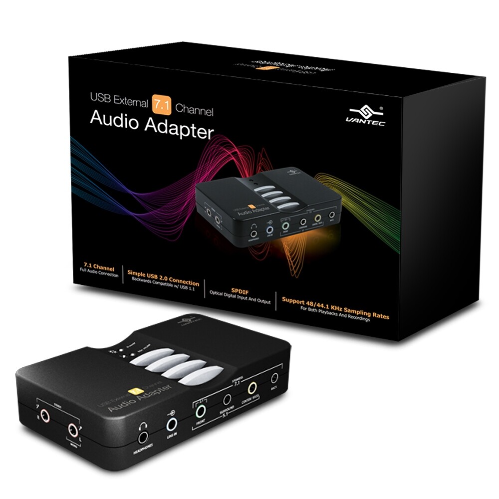 Vantec USB External 7.1 Channel Audio Adapter