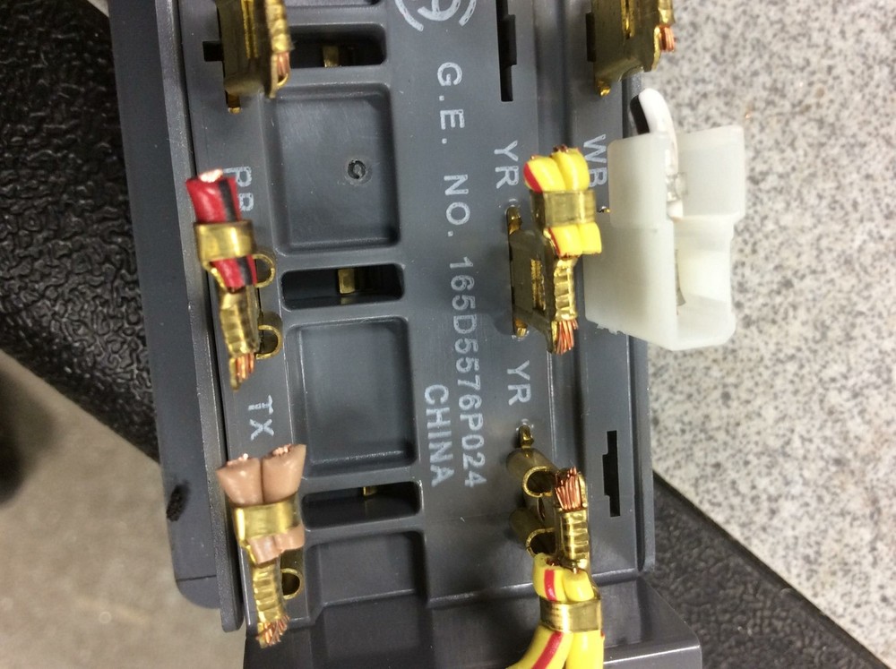 GE Dishwasher 7 Push Switch Button Control board part# 165d5576p024