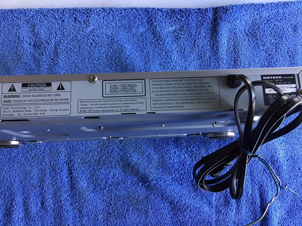 DMTECH DVD Player & Remote Model DMP-310