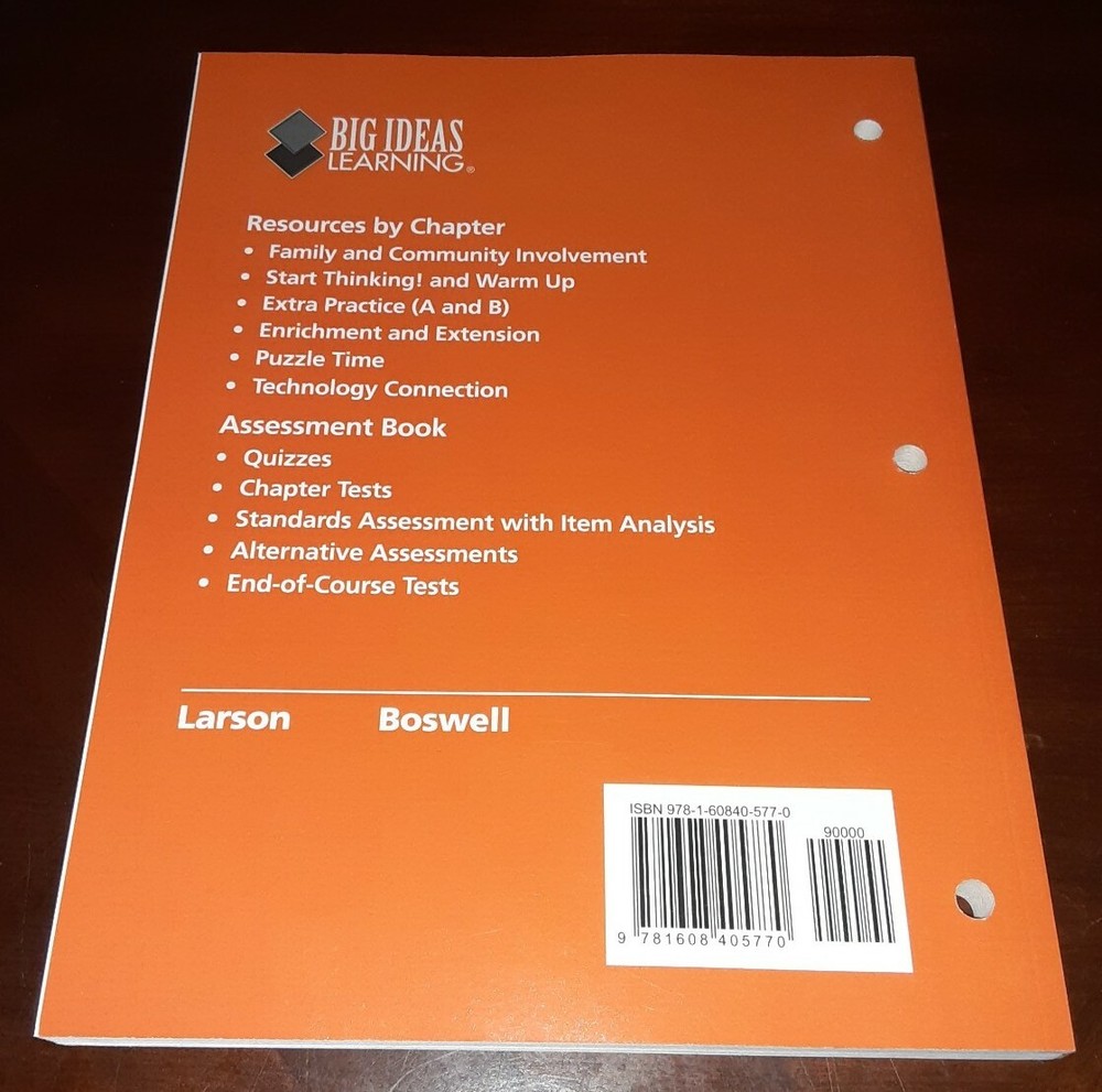 Big Ideas Math Advanced 1 Resources by Chapter & Assessment book NL11