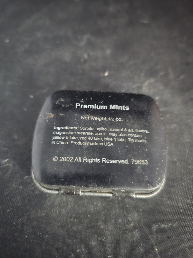 2002 Allison Transmission Premium Mints Tin-Empty