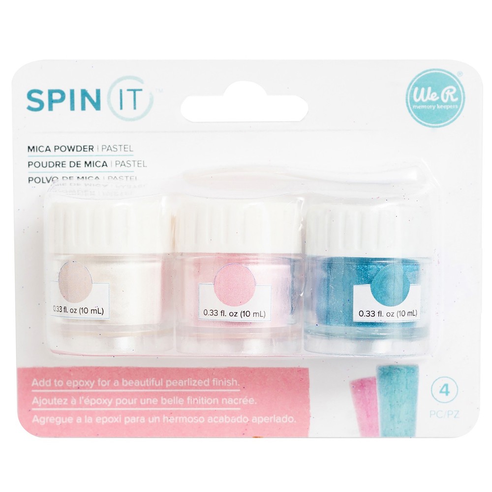 We R Spin It Mica Powder 3/Pkg-Pastel