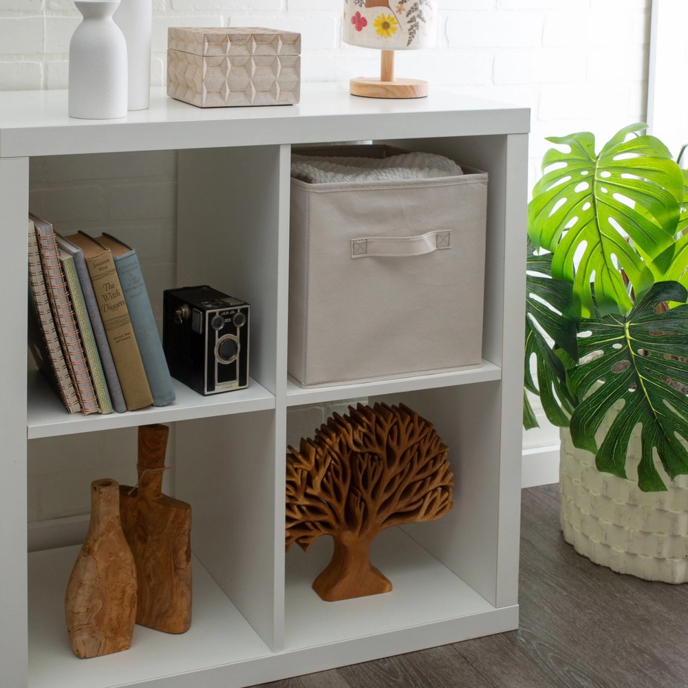 Simplify Collapsible Fabric Storage Box in Ivory