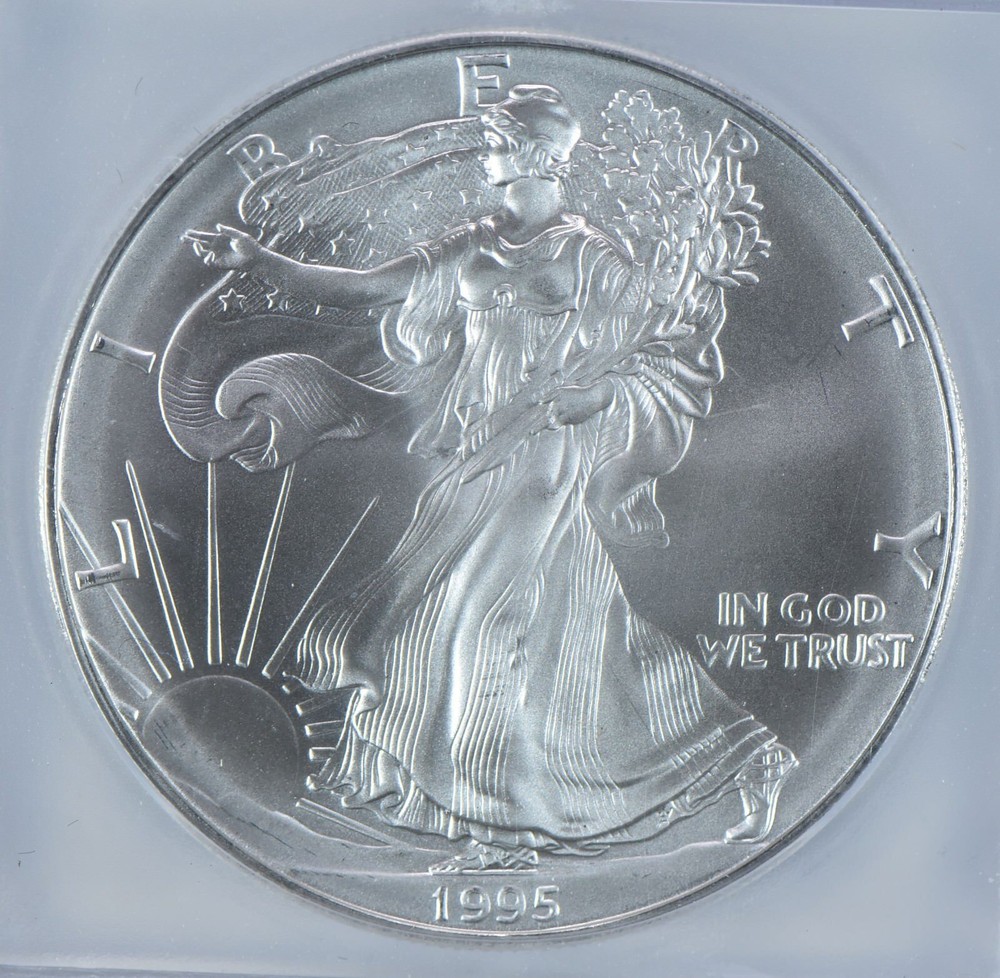 1995 American Silver Eagle MS69 ICG