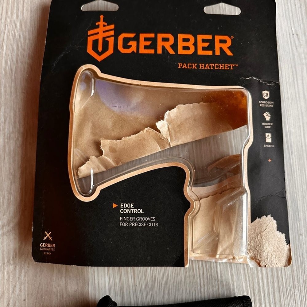 Gerber Pack Hatchet NEW Unused w Sheath| Camping Axe