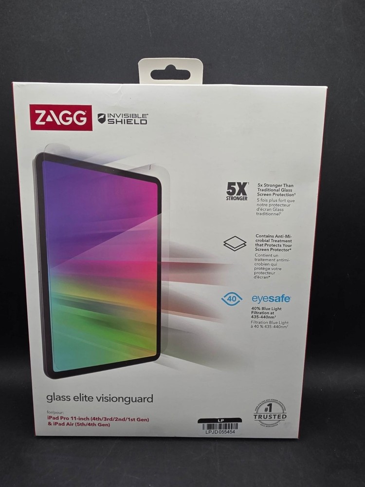 ZAGG InvisibleShield Glass Elite VisionGuard Screen Protector For iPad Pro 11"