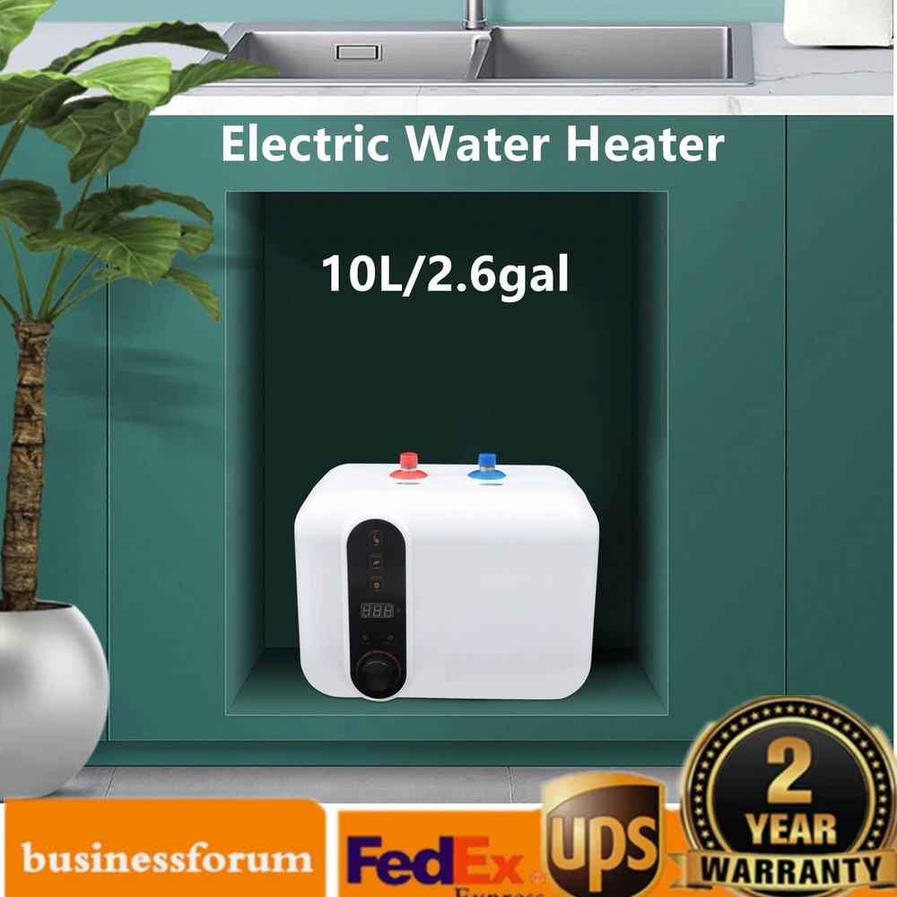 Electric Mini-Tank Water Heater Under Sink Water Heater with USA Cord Plug 1.5kW