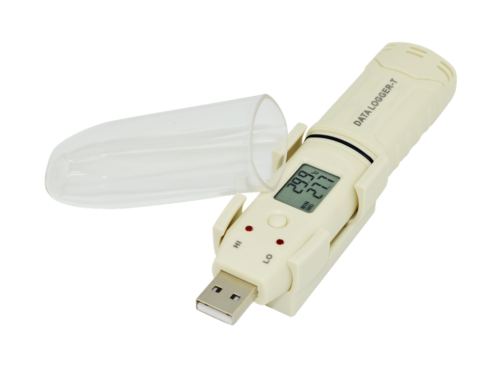 Mini Temperature USB Data Logger -30C to +80C Memory Data 61440 Li-Battery