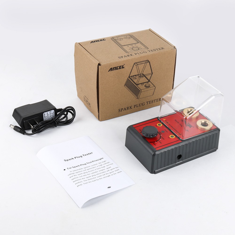 ANCEL 12V Car Spark Plug Tester Ignition Analyzer Diagnostic Tool Dual Hole Test