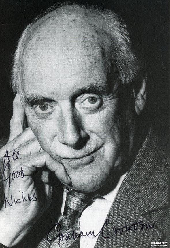 Graham Crowden- Signed B&W Photograph