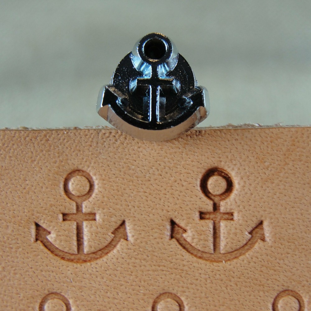 Craft Japan - #E681 Anchor Geometric Stamp (Leather Stamping Tool)
