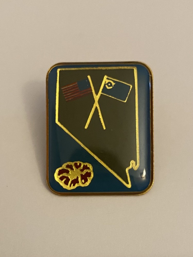 USA Nevada State Flag Lapel Pin P156