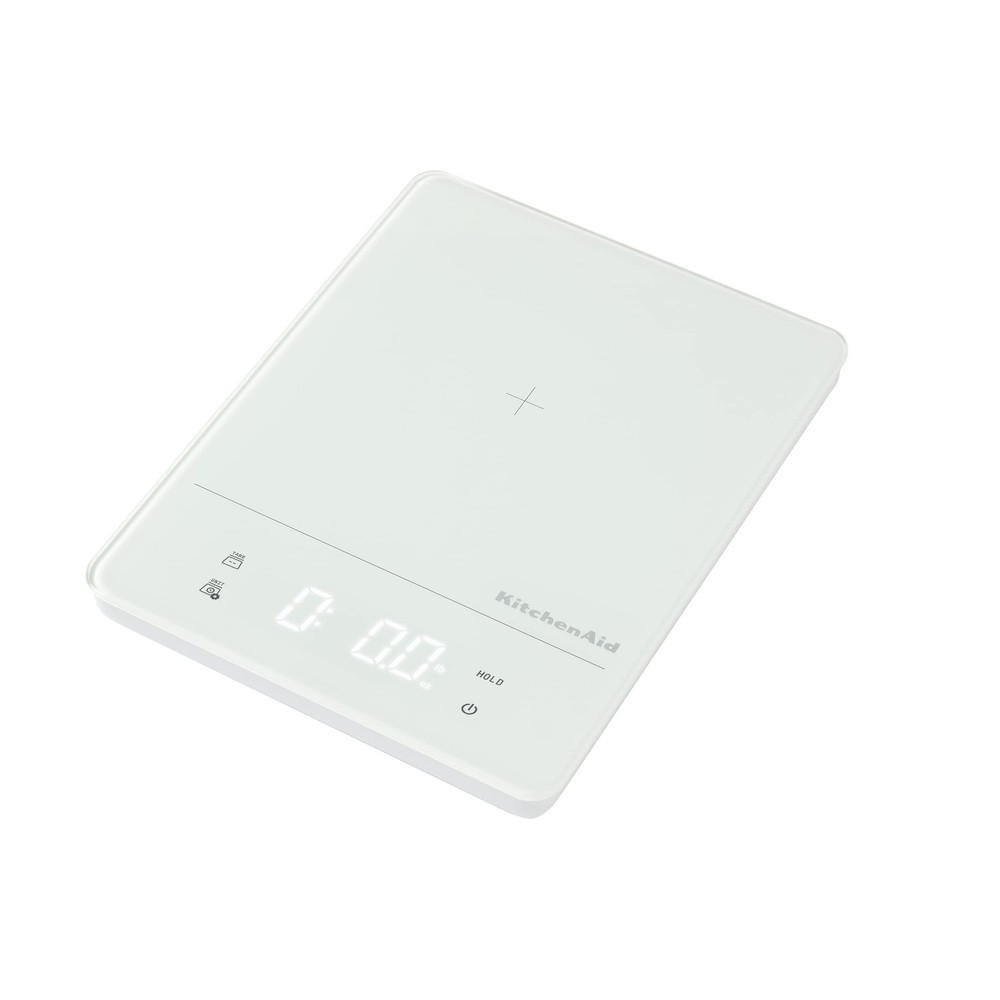 KitchenAid Digital Kitchen Food Scale, 11 pound, White