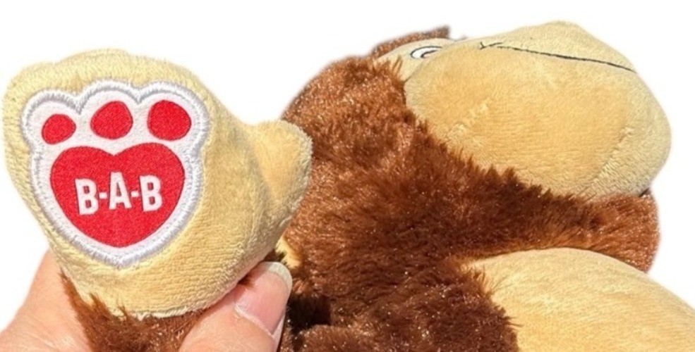 Build A Bear Smile Monkey Chimp Plush Stuffed Security Support Pet Toy