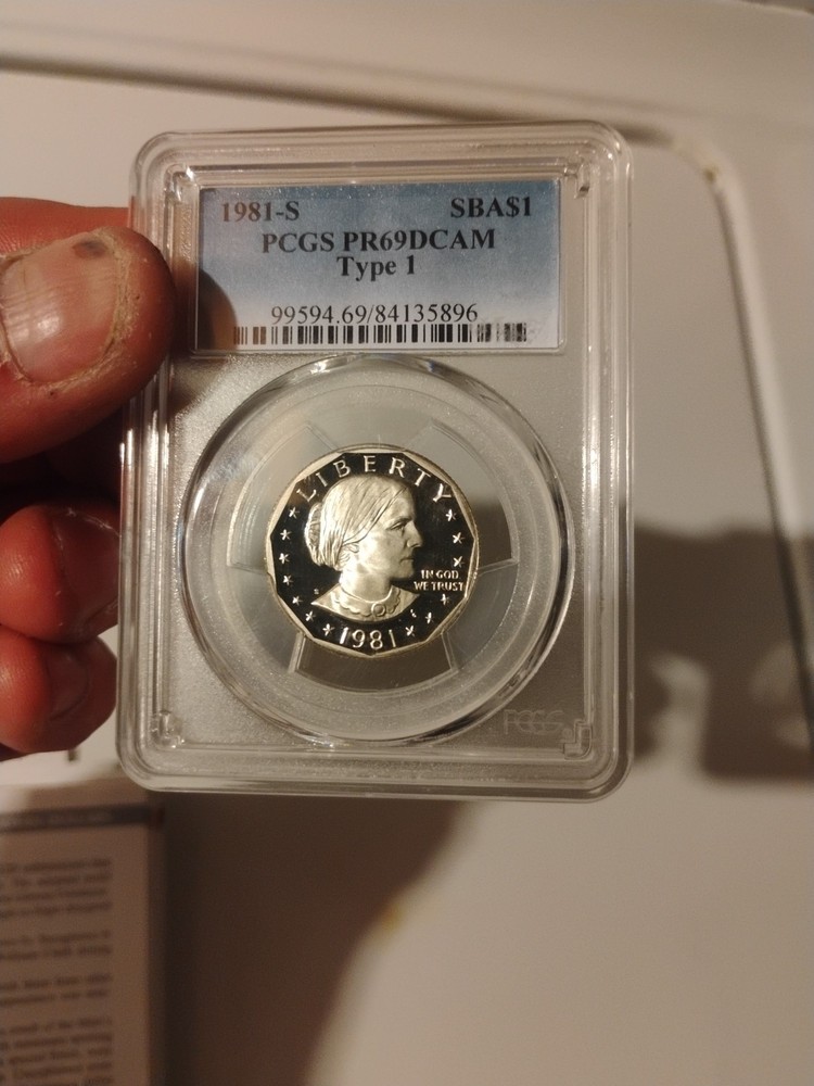 1981-S SBA PCGS PR69 DCAM Type 1