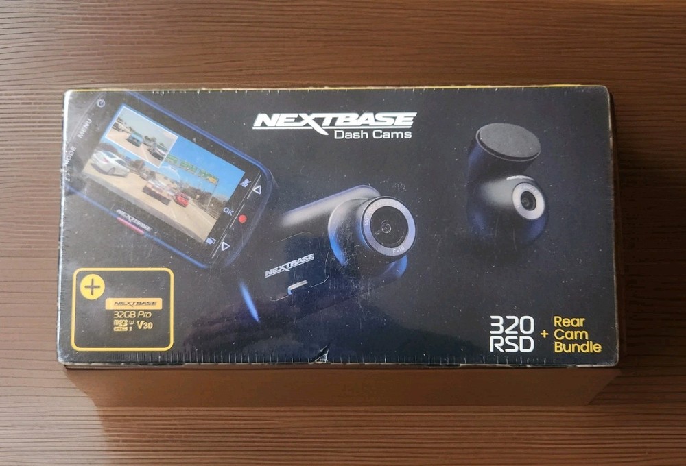 Nextbase Dash Cam 320RSD + Rear Cam Bundle  Sealed  New