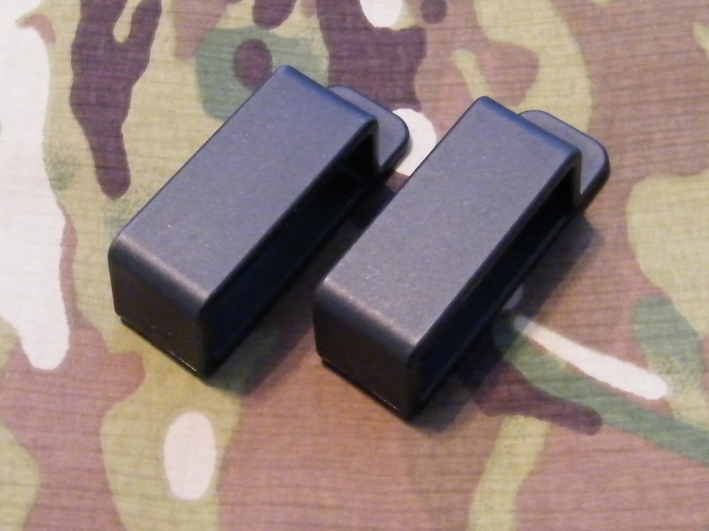 Black Injection Molded Belt Loop 1.25"