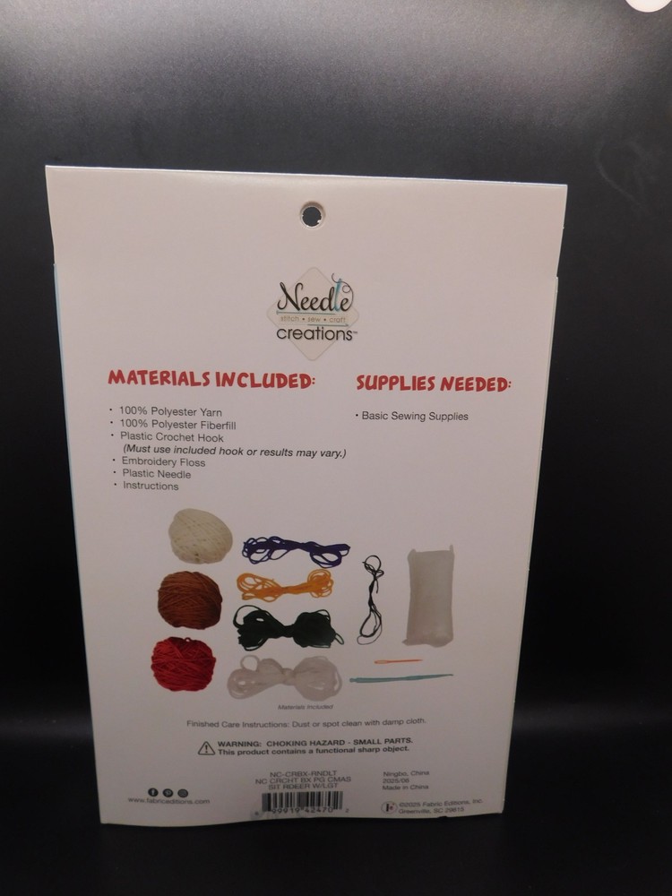 Needle creations Complete crochet kit Reindeer skill level intermediate