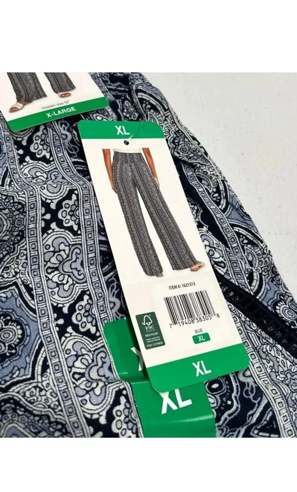 Three Dots Women's Elastic Pull On Pant with Pockets