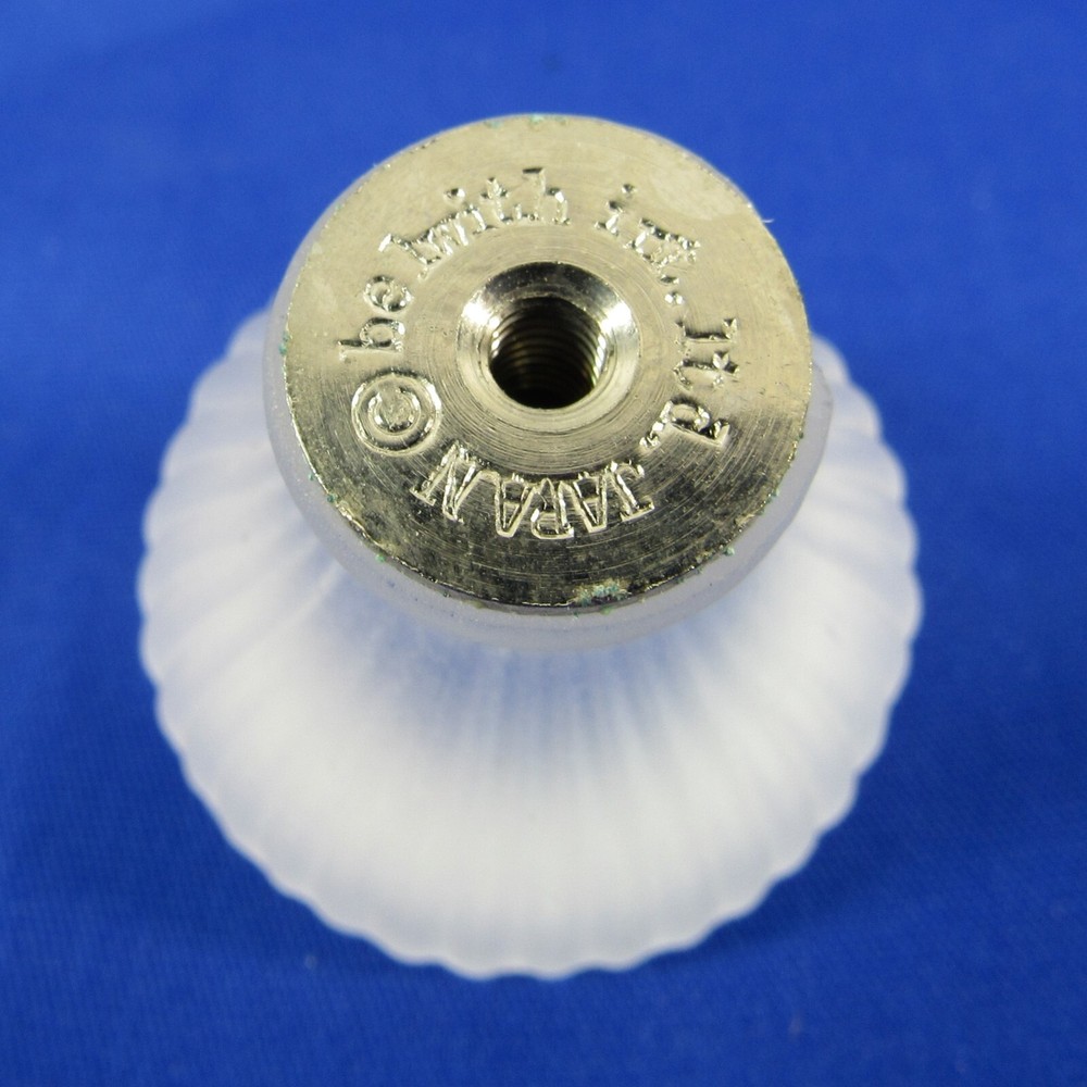 Belwith Knobs Pull Frosted Glass Cabinet Doors Drawer Kitchen Bathroom Hardware