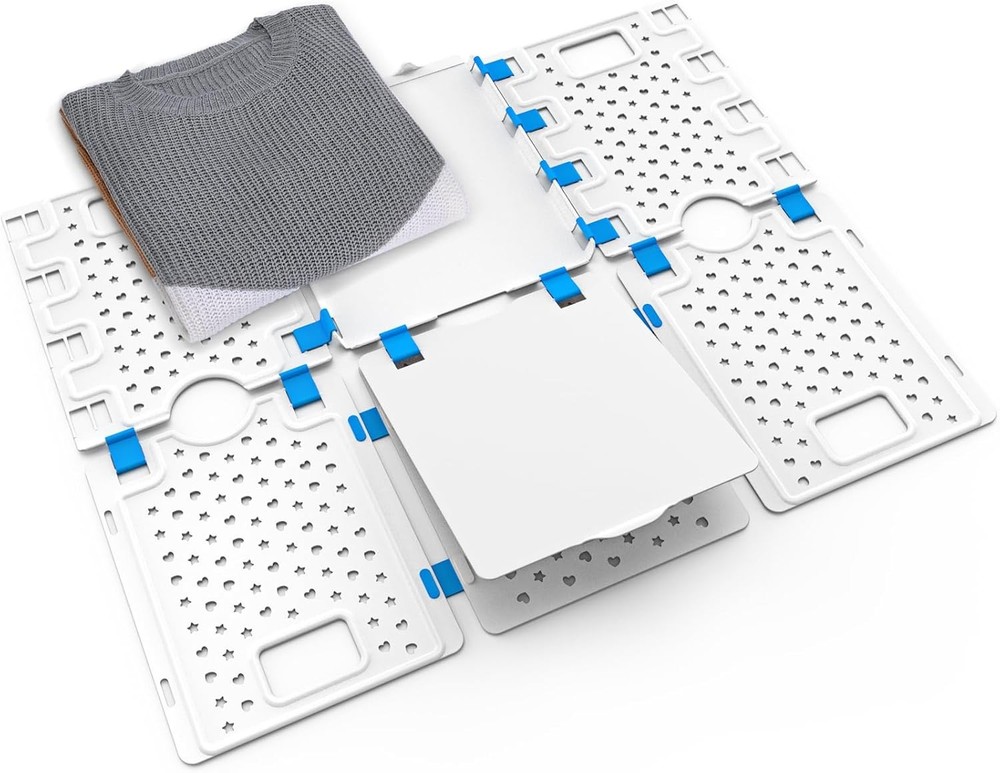 BoxLegend Shirt Folder Board Enlarged Version,Tshirt Organizer #0975, White